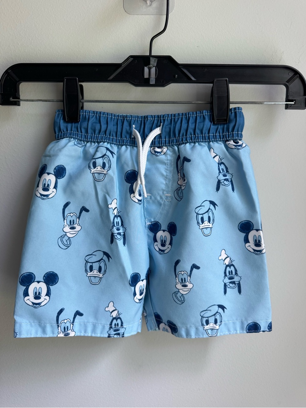 Disney Blue Mickey & Friends Printed Kids Swim Shorts